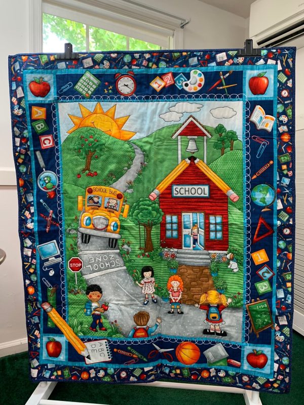 Whimsical Schoolhouse Quilt